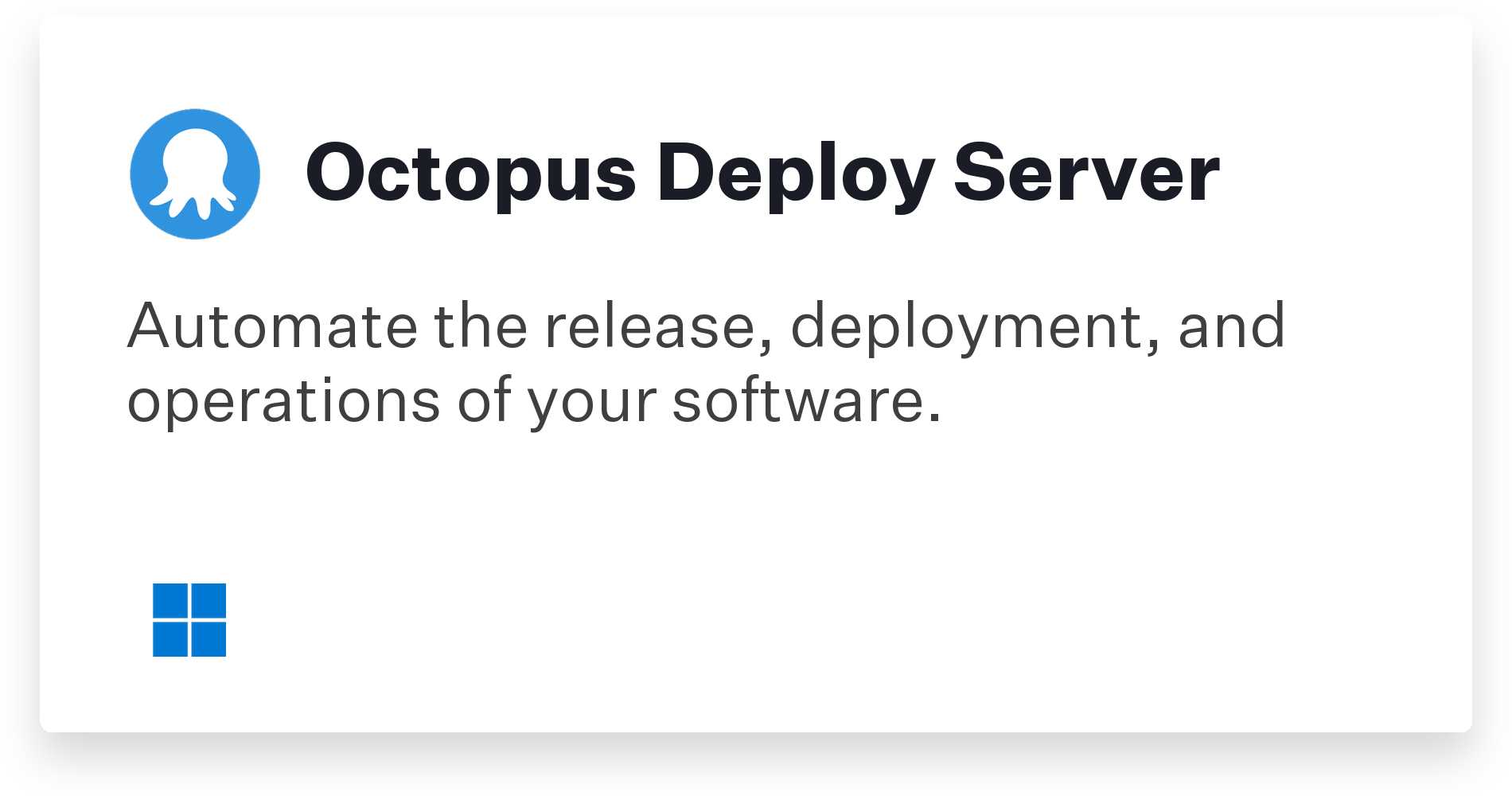 Octopus Deploy Server Title Card