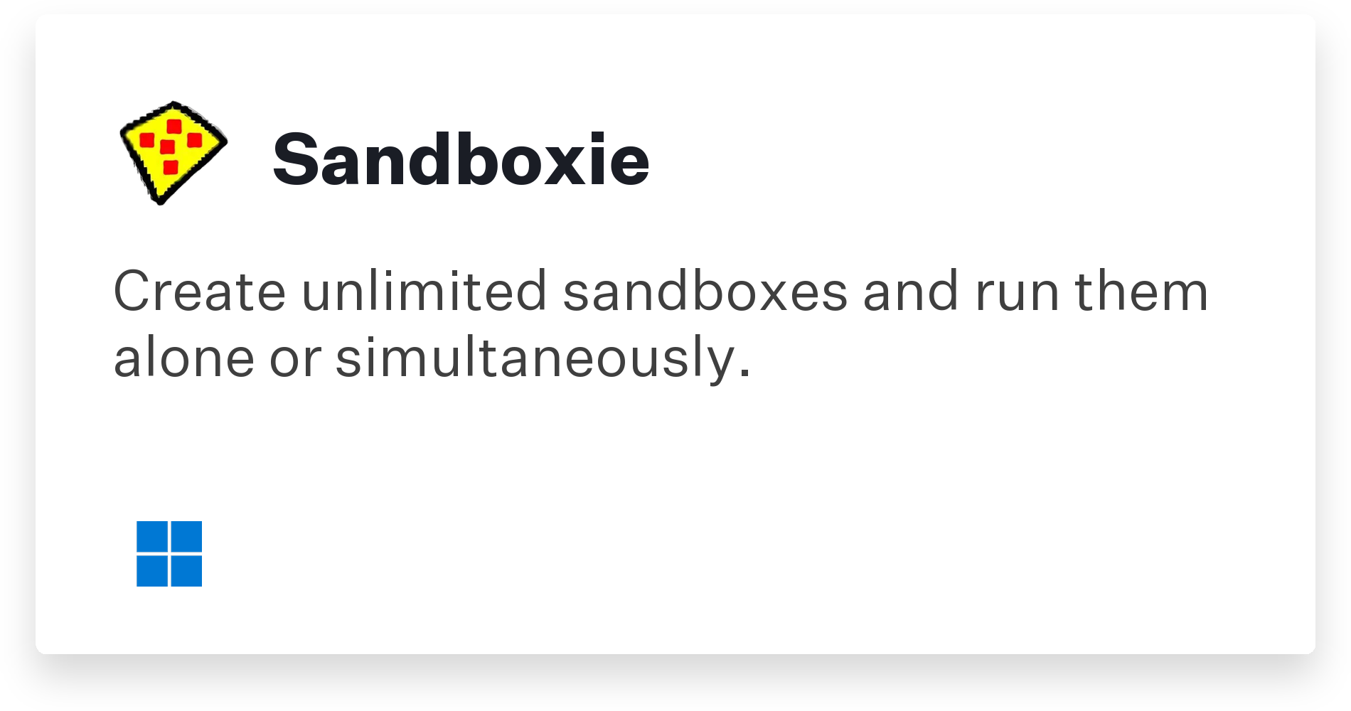 Sandboxie Title Card
