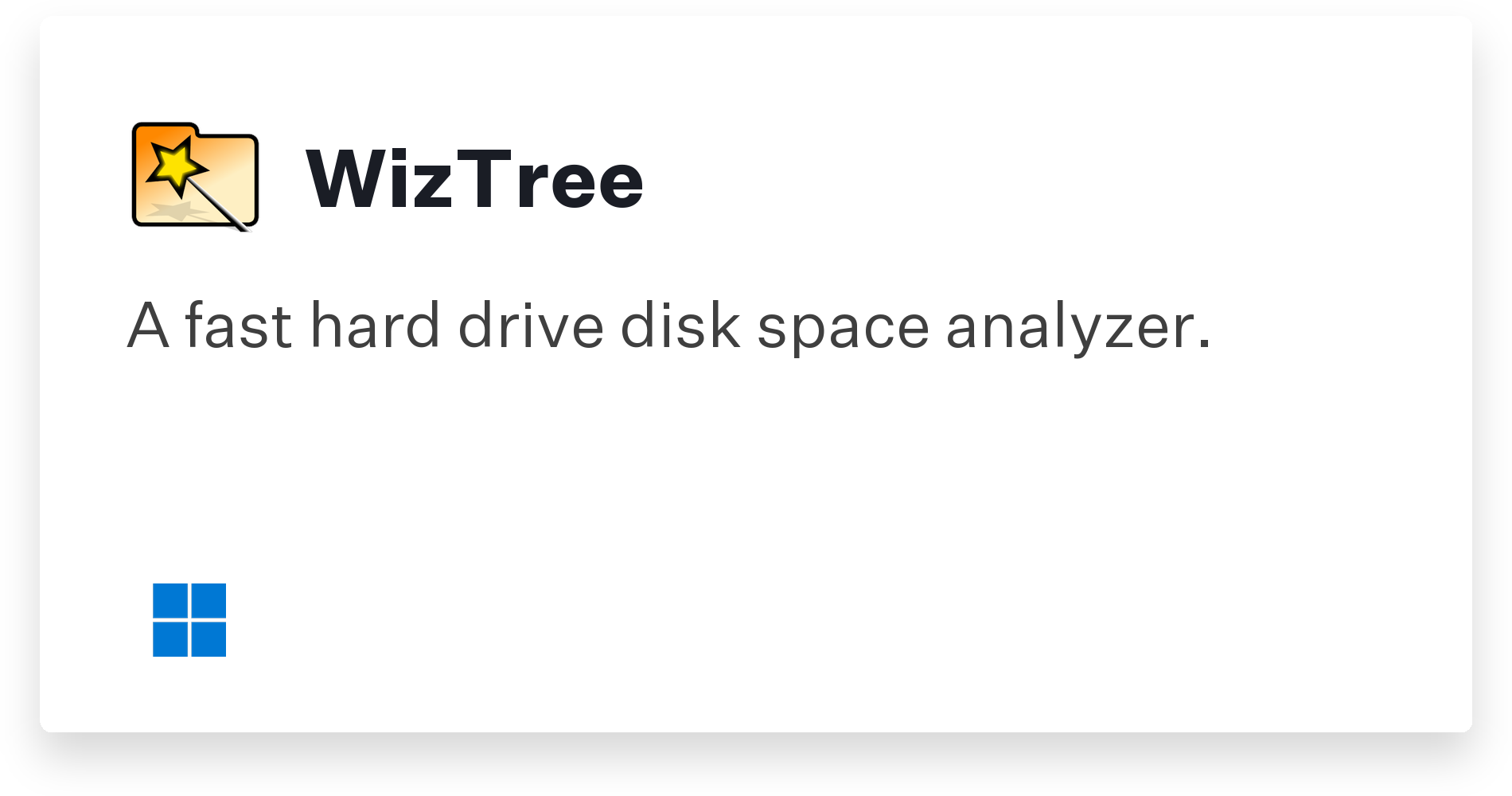 WizTree Title Card