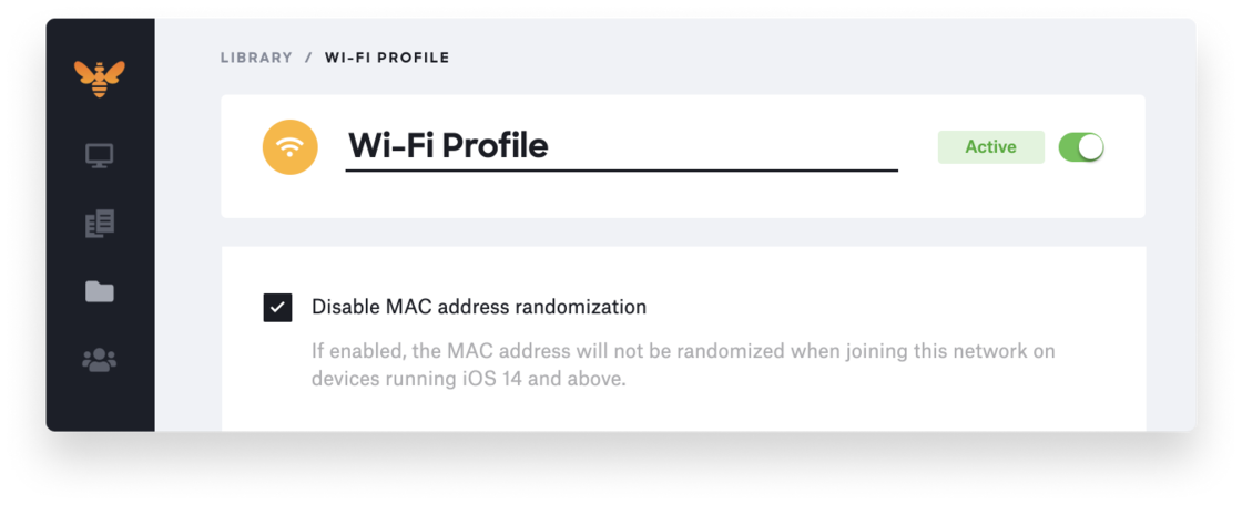 wifi profile disable mac address randomization.png