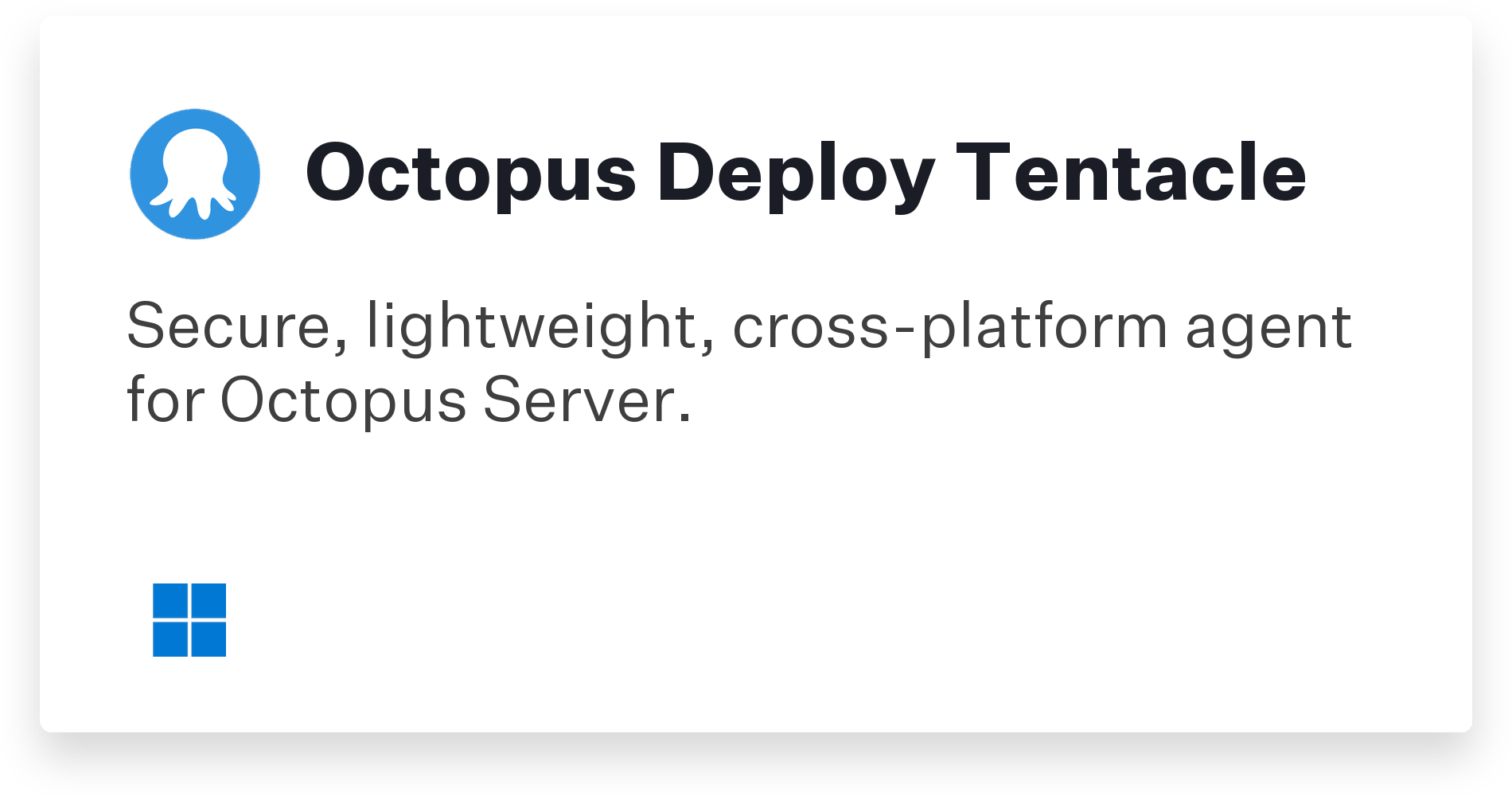 Octopus Deploy Tentacle Title Card